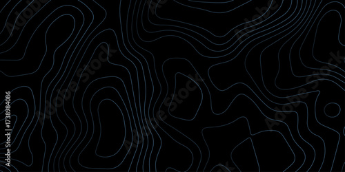 Abstract topographic line pattern background. minimal topography contour map wallpaper with wavy line pattern. geography map grid backdrop. geographic mountain relief.	
