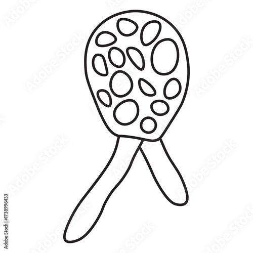 Difflugia Protozoa line icon