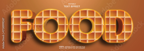 food wale text effect