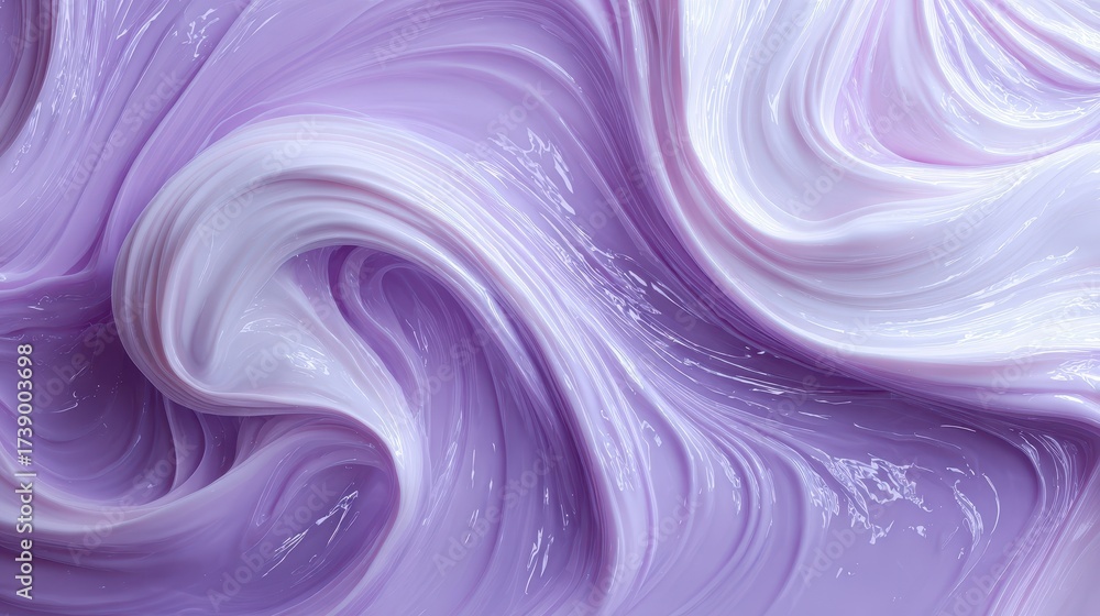 Obraz premium Abstract purple wave texture with smooth swirls and gradients.