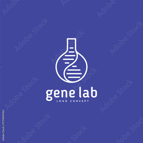 Genetic lab logo