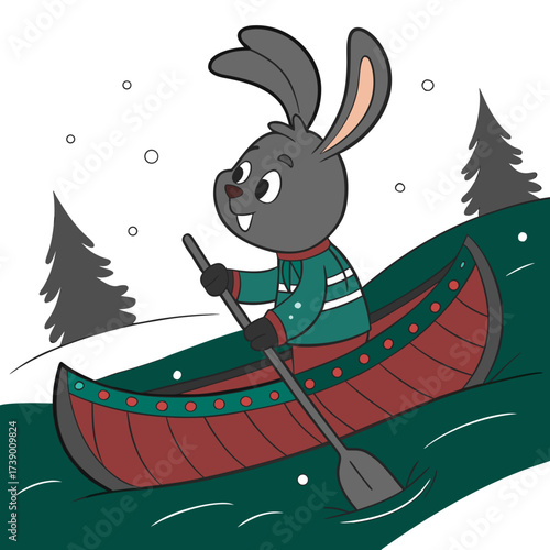 santa claus and reindeer bota