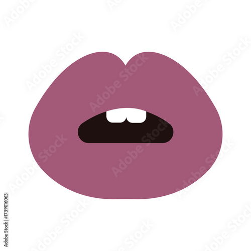 lip icon vecktor