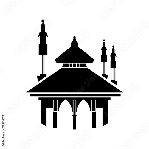  mosque icon vecktor