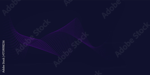 Best background featuring glowing, flowing wave lines in blue red color gradient. Futuristic design with shiny, smooth motion, perfect modern