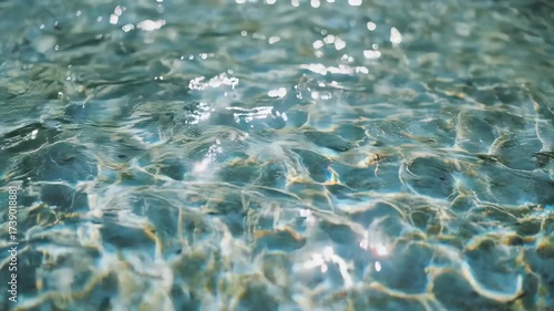水が流れている