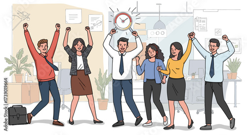 Celebrating Project Success Teamwork and Time Management