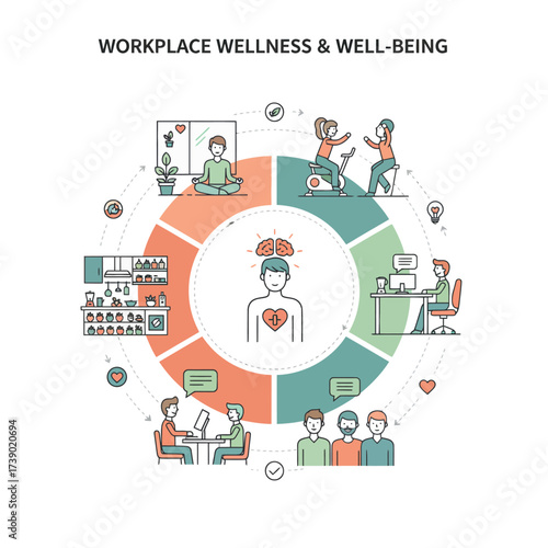 Workplace Wellness and Well-Being Program Cycle Diagram	