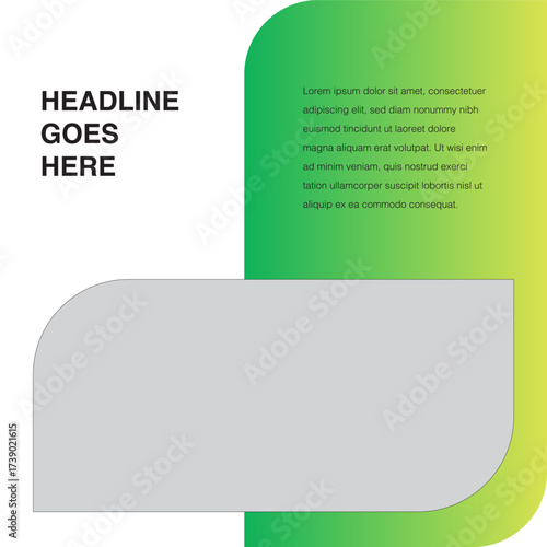 Sustainability Eco friendly green energy leaf shape curve edges design template editable eps