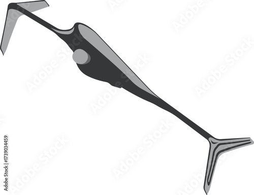 Icon depicting the silhouette of a combat drone.