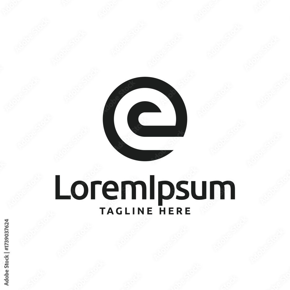 Fototapeta premium Symmetrical Abstract Logo Vector