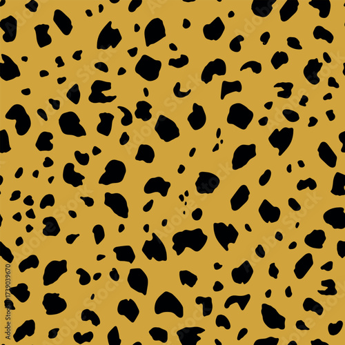 Abstract modern leopard seamless pattern. Animals fashion trendy background. Color decorative vector illustration for print, fabric, textile. Modern ornament of stylized skin.