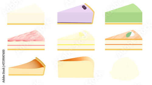 ８種のチーズケーキセット＋アイスクリーム
