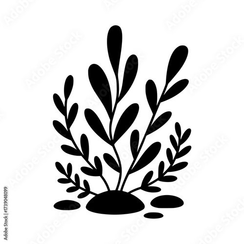 Vector art of woven basket