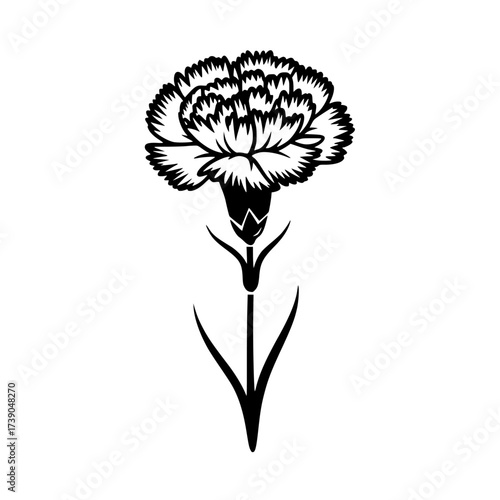 Vector art of geometric tribal rug pattern