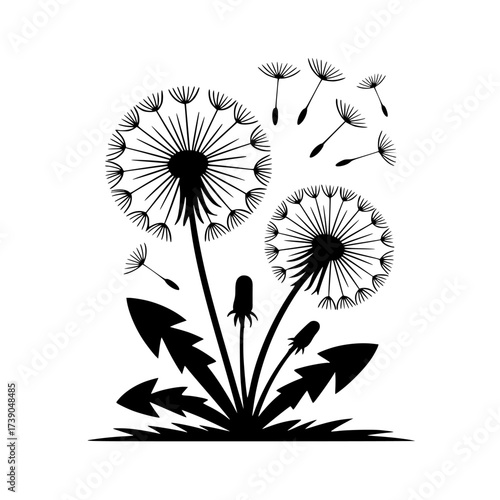 Vector art of black scribbles on a neutral background