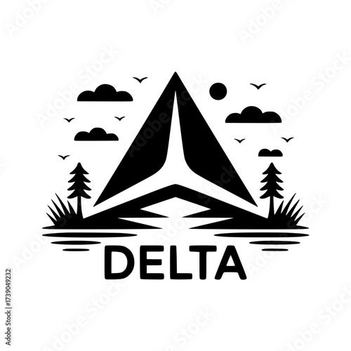 Vector art of abstract black smoke