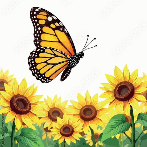 butterfly, illustration, design, beautiful, nature, floral, vector, spring, summer, decoration, insect, colorful, background, abstract, wing, fly, silhouette, flower, art, white, pattern, isolated, pr