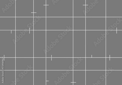 Abstract Gray Grid Pattern with Crosshair Elements Design for Digital Applications and Visuals