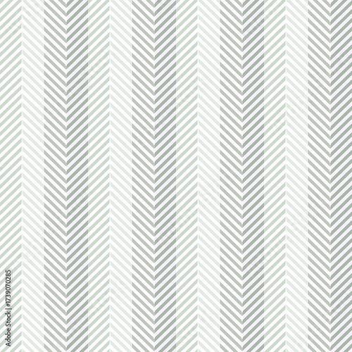 Seamless monochrome light grey and olive zig zag herringbone pattern