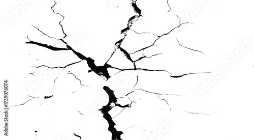 Texture soil dry crack background pattern. Scratched or cracked vector illustration. holes on stone grunge or wall surface, collapse, broken crack, crack grunge texture.