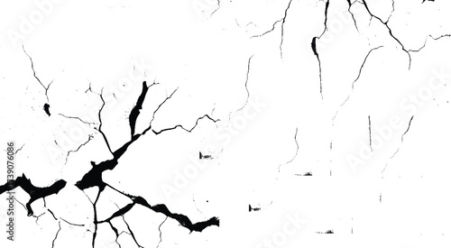 Texture soil dry crack background pattern. Scratched or cracked vector illustration. holes on stone grunge or wall surface, collapse, broken crack, damage, crevice, crack grunge texture. vector eps10
