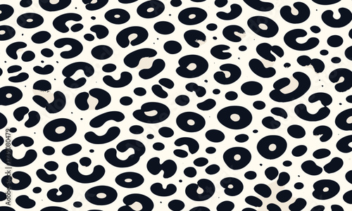 Elegant white leopard fur pattern texture vector with camouflage background perfect for home decor and trendy fashion designs.