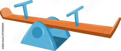 Illustration of a wooden climbing wall with grey holds for children's play and recreation