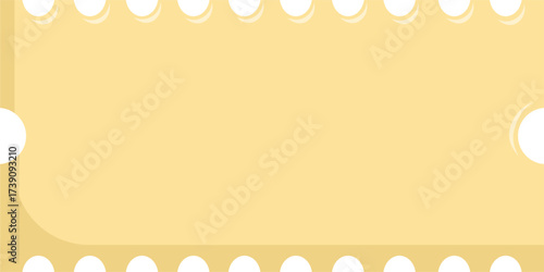 Open red theater stage curtains with golden tie-backs, flat vector design
