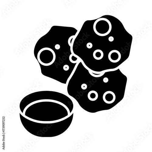 Roti Canai glyph icon