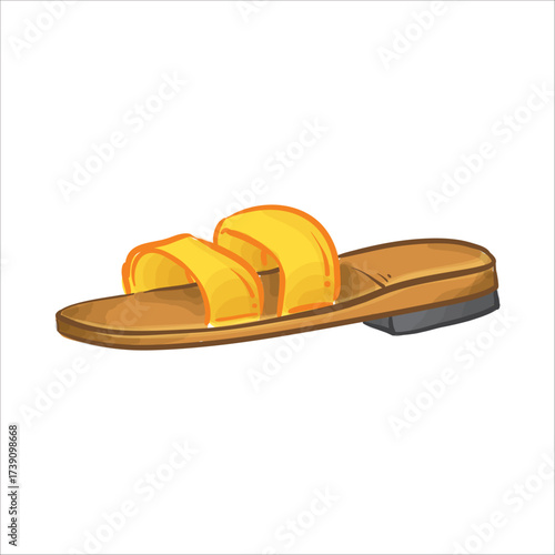 Sandals Hand Drawing Vector Illustration