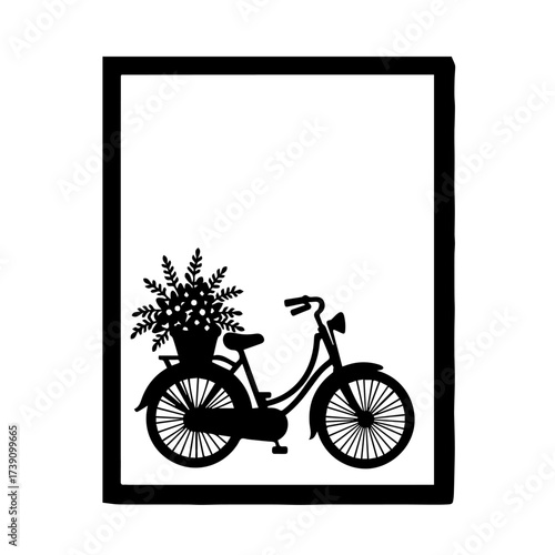 vintage bicycle vector illustration, bicycle, bike, sport, silhouette, illustration, cycling, vector, cycle, wheel, ride, cyclist, biker, race, black, woman, pedal, cartoon, people, mountain, bicyclin