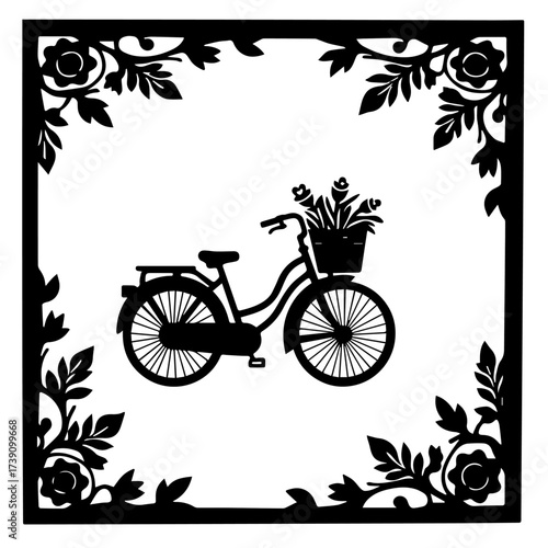 vintage bicycle vector illustration, bicycle, bike, sport, silhouette, illustration, cycling, vector, cycle, wheel, ride, cyclist, biker, race, black, woman, pedal, cartoon, people, mountain, bicyclin