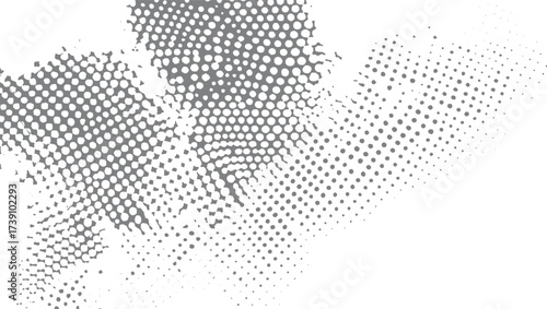 Gray dots abstract pattern background