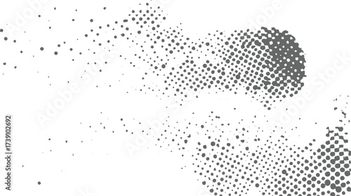 Gray dots scattered across white background texture