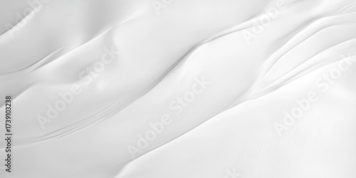 Silken Serenity: A minimalist study in folds and light, the image reveals the elegant texture of silk or fabric, creating a sense of flow and serenity through its monochromatic palette.
