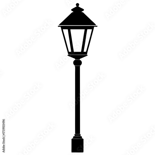 old street lamp