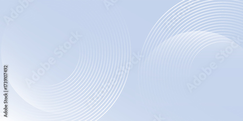 Abstract blue blend modern background with circle elements. good simple art