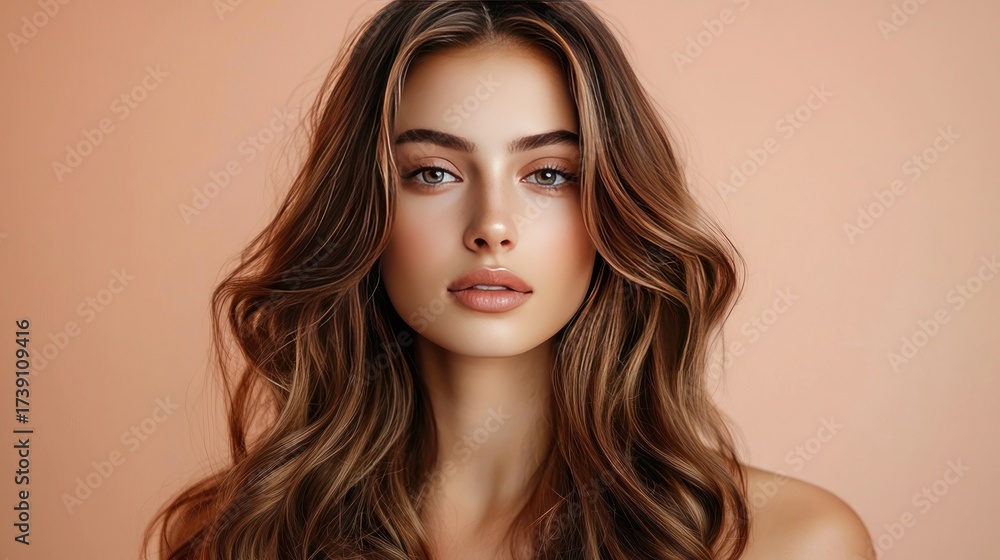 Fototapeta premium Beautiful woman portrait