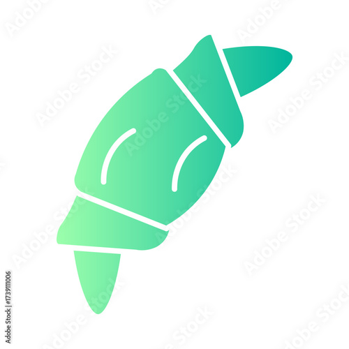 croissant gradient icon