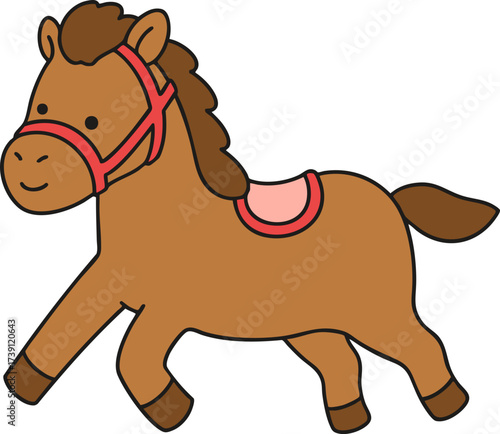a running horse