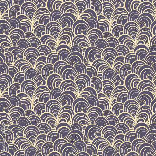 Seamless floral pattern based on traditional folk art ornaments. Colorful flowers on color background. Scandinavian style. Sweden nordic style. Vector illustration. Simple minimalistic pattern.