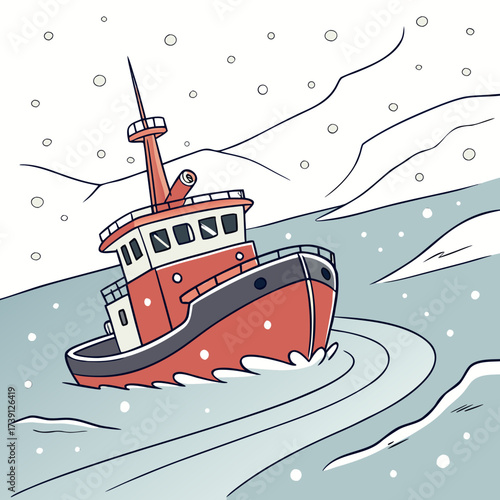 Vector art of a serene illustration of a woman in a dress standing by the sea, gazing at the horizon with birds flying above, mountains in the background, evoking a sense of peace and contemplation