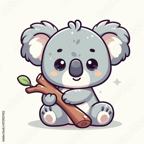 Cute Koala Vector Illustration