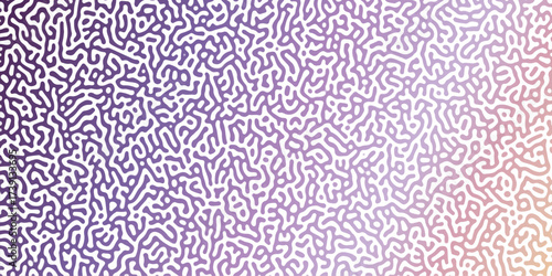 Turing Abstract Pattern, suitable for any business. White and purple color diffusion reaction seamless pattern. abstract Reaction-diffusion or Turing pattern formation, coral reef, natural texture.	