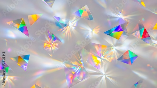 Prismatic Crystal Geometry Abstract Background