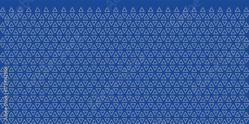 Triangles Halftone Pattern Vector Abstract Geometric Technology Background. Triangular Half Tone Texture. Minimal Style Dynamic Tech Wallpaper