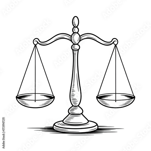 scales of justice and money