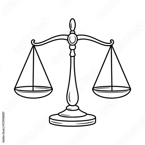 scales of justice and money