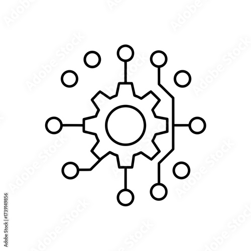 Gear connected to network nodes